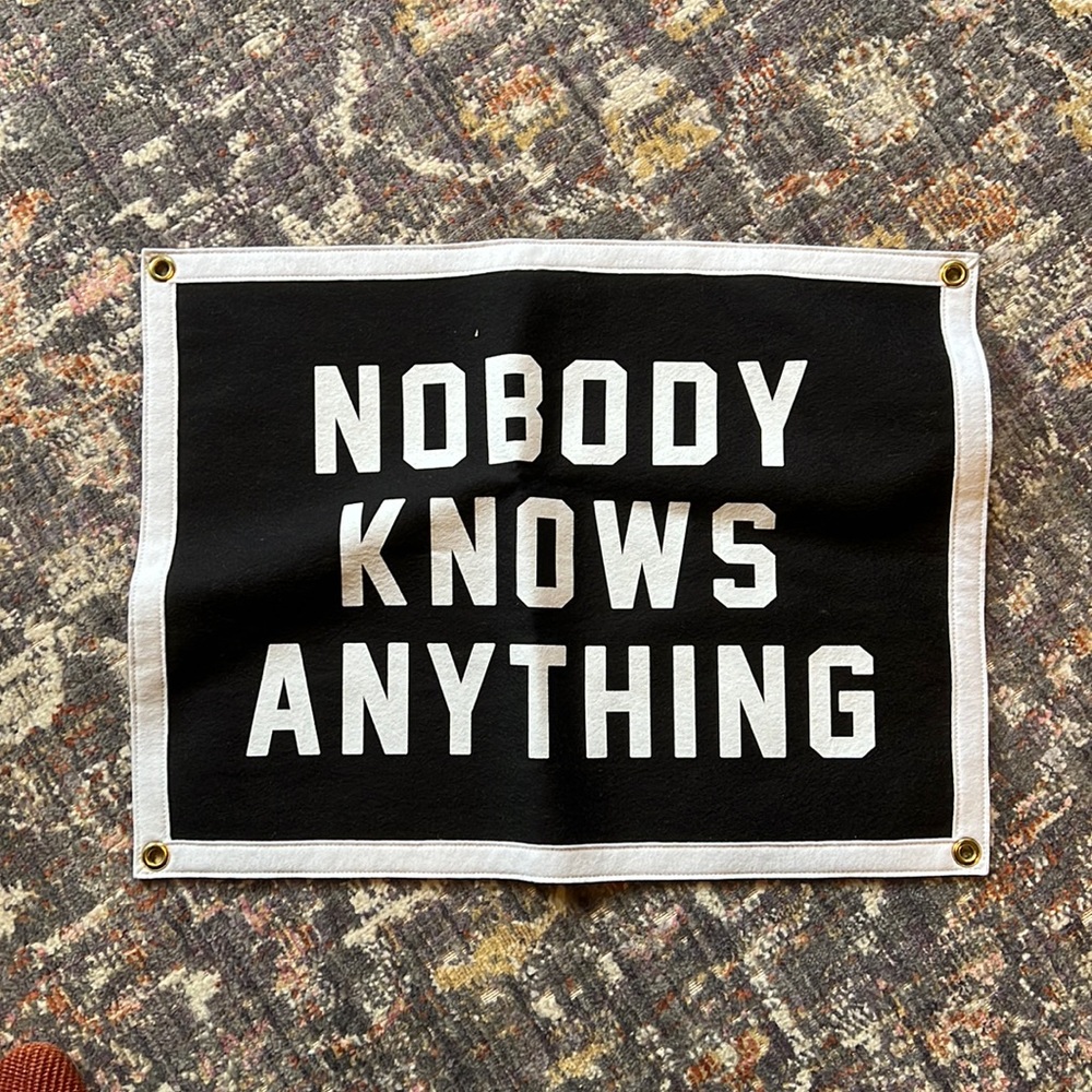 Oxford Pennant - Nobody knows anything